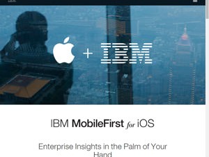 AppleとIBM、協業ソリューションの第1弾を提供開始
