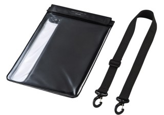 サンワサプライ、10.1型まで対応の防水防塵タブレットケース発売
