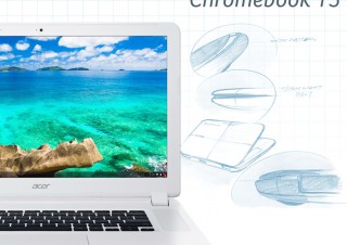 エイサー、業界初の15型Chromebookを発表