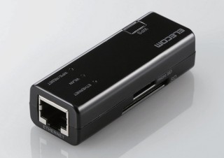 エレコム、カードリーダー機能付きWi-Fiルーターを発売