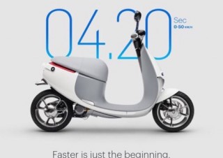 gogoro、スマホと連携する電動スクーター
