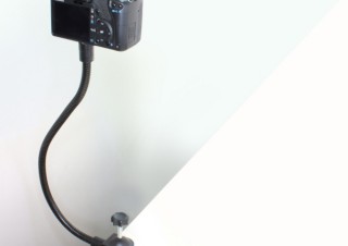 上海問屋、机にカメラを装着するクランプ式アーム