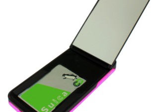 上海問屋、鏡とカード入れ付きのiPhone6 Plusケース