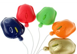 上海問屋、ユニークな亀の形のUSBマウス全5色を発売