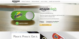 Amazon、押すだけで日用品を注文できるボタン