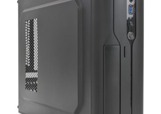 リンクス、250W SFX電源を搭載するスリムPCケース