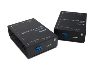 4KデータとLANデータを同時伝送できる光伝送器が発売