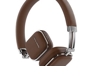 ハーマン、本革素材を用いたスクエア型BTヘッドホンを発売