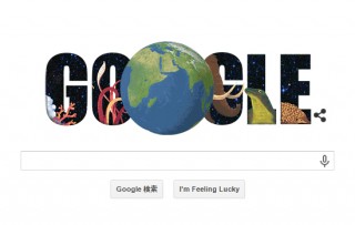 今日のGoogleロゴはアースデー 動物診断