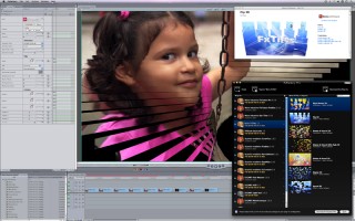 イメージを細かい破片に分割する3Dフィルタ＆トランジション