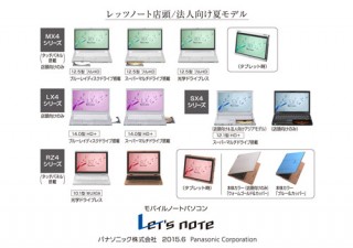 パナソニック、ノートPC夏モデルを発表