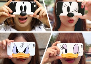 ミッキーやドナルドに変身! アイマスク風デザインのiPhone6ケース