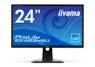 iiyama、フリッカーフリーの24型ワイド液晶「ProLite B2483HSU」を発売