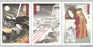 ルーカスフィルム公認、スター・ウォーズの世界を描いた浮世絵