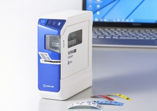 キングジムがBluetooth対応ラベルプリンター「テプラ」を発売、iOSアプリから印刷可能