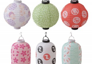 和の風情豊かなデザインでお土産にも最適な「2LEDゆらゆら提灯」