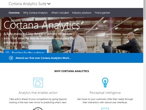 Microsoft、ビッグデータ解析サービス「Cortana Analytics Suite」を発表