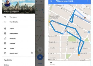 Googleマップに過去のルートの履歴を表示できる新機能「Your Timeline」が追加