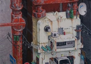 京都府・身近な要素を基地に変身させた宮本大地氏の個展「ヒミツ基地ノヒミツ」