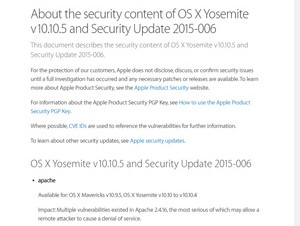 アップル、OS X YosemiteとiOSの最新アップデートをリリース