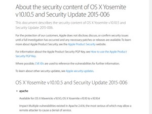 アップル、OS X YosemiteとiOSの最新アップデートをリリース
