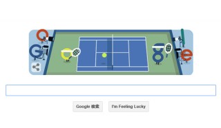 今日のGoogleロゴは全米オープンテニス 開幕