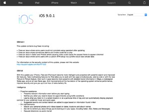 Apple、iOSの最新版「iOS 9.0.1」を提供開始