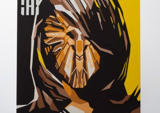 東京都・架空の設定で作成された作品展示「レコードジャケットアート展〜SHINJUKUサントラ盤特集〜」