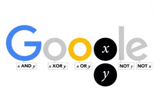 今日のGoogleロゴは「George Boole生誕200周年」