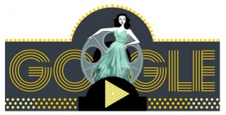 今日のGoogleロゴはヘディ・ラマー生誕101周年