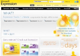 マイクロソフト、Webクリエイティブツール「Expression Studio 4」の試用版を公開
