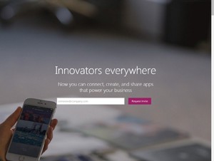 Microsoftが新サービス「PowerApps」を発表、業務アプリをノンコーティングで作成