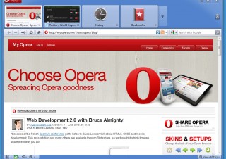 位置情報やWebMに対応、高速化も実現した「Opera 10.60 beta」