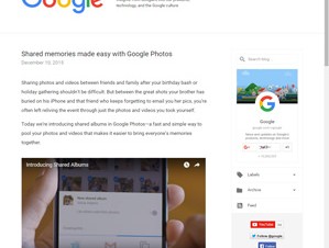 Googleフォトに「共有アルバム機能」が追加、他ユーザーがアルバムを編集可能に