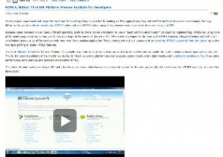 マイクロソフト、HTML5がより早いInternet Explorer 9 Platform Preview 3をリリース
