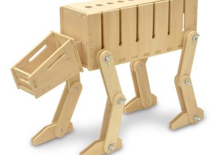 JTT、自分で組み立てるDIYタイプの木製の電源タップボックス「よろしく 犬Dock」