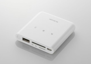 エレコム、充電タイプでアプリ付きのWi-Fiカードリーダーを発売