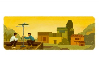今日のGoogleロゴは八木秀次生誕130周年