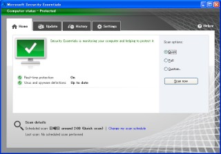 米Microsoft、無償ウイルスソフト「Security Essentials」の次期ベータ版を配布