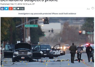 Apple、銃乱射容疑者のiPhoneロック解除への協力を求める裁判所命令に従わず