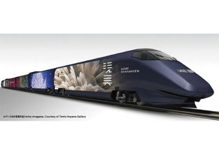 「とき」が旅するアートカフェ「現美新幹線」になって登場、4月29日運行開始