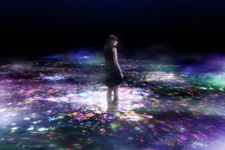 コーセー×チームラボのインタラクティブ展示「雪肌精“ハーバルの泉”」が六本木ヒルズで開催