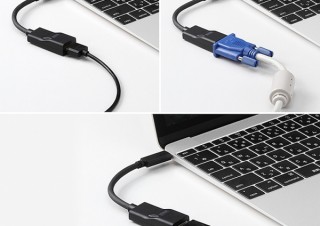 サンワ、USB Type-CからHDMI/VGA/DisplayPortに変換できるアダプターを発売
