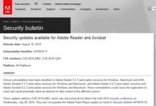 深刻な脆弱性を解決したAdobe ReaderとAcrobatの最新版が公開