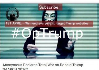 アノニマスの次なるターゲットはトランプ！　個人情報を暴露へ
