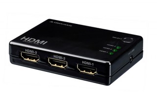 グリーンハウス、3台のHDMI機器を1台のディスプレイで切り替えながら使える手動セレクタを発売