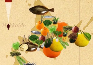日本で今、どの旬が食べられているかひと目でわかる「おいしい旬の地図」