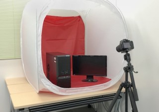 デスクトップPC＋モニターの撮影も可能！上海問屋が大型の簡易撮影ボックスを発売