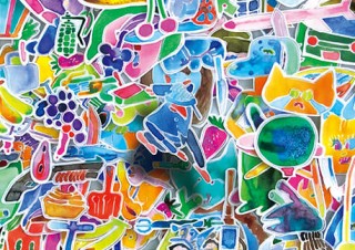 ドローイングの分解と再構築で作品を構成する小川泰氏の個展「elements」が東京で開催