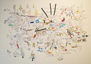 ロンドンの美大で学んだアーティストOkoimatsu氏の個展「誰かのあとで少し見える＃2」が札幌で開催
